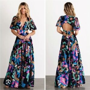 Baltic Born Bastina Open Back Maxi Dress